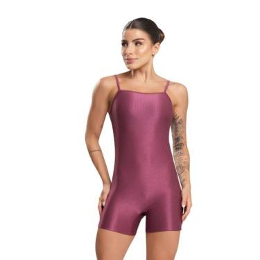 Imagem de Macaquinho Fitness Blackout Alcinha Slim Bella Fiore Canelado Sem Tran