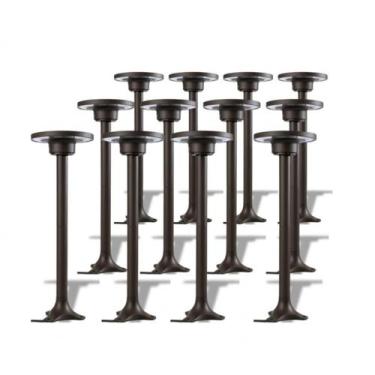 Imagem de Poste Balizador Jardim Eclipse 6W Bivolt IP65 Kit 12 Gaya, Bivolt