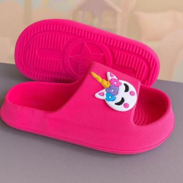 Imagem de Chinelo Infantil Nuvem Menina Confortável Sandalia Feminina Slip Papet
