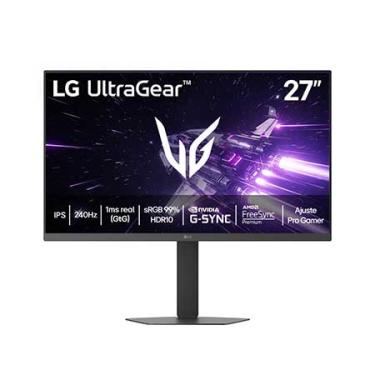 Imagem de Monitor LG UltraGear 27G440A-B, 240Hz, Tela IPS FHD 27", 1ms (GtG), NVIDIA G-SYNC, AMD FreeSync Premium, Ajuste ergonomia Pro Gamer, sRGB 99% (Typ.) & HDR10  - 27G440A-B
