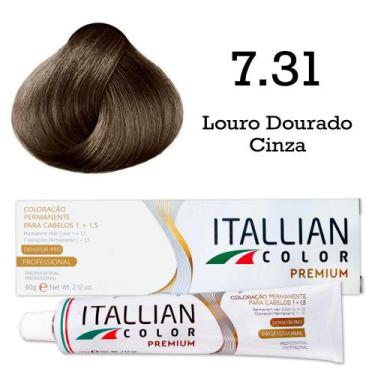 Imagem de Coloração Itallian Color 7.31 Louro Dourado Cinza - Itallian Hairtech