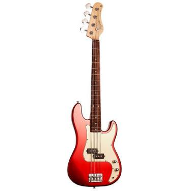 Imagem de Contrabaixo Tagima TW65 Mini CA Candy Apple Red Precision Jazz Bass Pa
