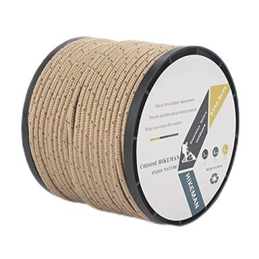 Imagem de Corda de acampamento reflexiva | Corda de tenda de ultra-alta resistência | Corda para barracas, cordas para barracas de acampamento, cordas para barracas de fixação firme para atividades