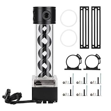 Imagem de Kit de tanque de resfriamento de ¨¢gua,mini bomba de resfriamento de ¨¢gua de 800L/H, tanque de bomba de resfriamento de ¨¢gua, anodo de alum¨ªnio, cabe?a de 4 metros, acess¨®rios para computador(bla