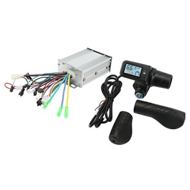 Imagem de VGEBY Electric Scooter Controller Meter Set, 450W Electric Bike Brushless Controller LCD Screen Meter with Throttle Grip Electric Speed Controllers for Refitting 36V 48V