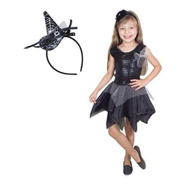 Imagem de Fantasia Bruxa Preta Halloween