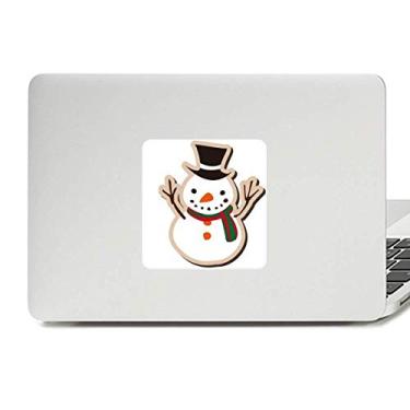 Imagem de Adesivo de Natal boneco de neve desenho animado festival vinil paster laptop decoração PC
