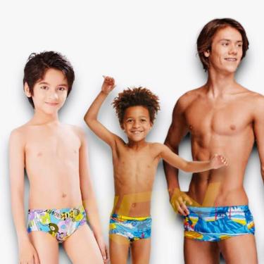 Imagem de Sunga Infantil Juvenil Verão Praia Estampas 274-Masculino