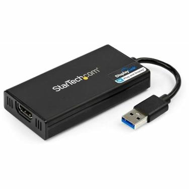 Imagem de StarTech.com Adaptador USB 3.0 para HDMI – 4K 30Hz Ultra HD – Certificado DisplayLink – Conversor adaptador USB Tipo-A para HDMI para monitor – Placa externa de vídeo e vídeo – Mac e Windows (USB32HD4K)