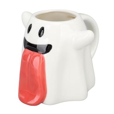 Imagem de Copo Fantasma, Caneca Fantasma Cerâmica Linda Linha para Escritório