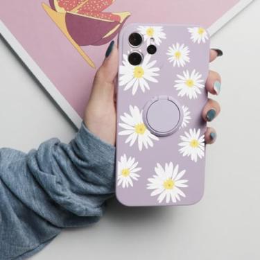 Imagem de Capa de suporte de anel magnético para Samsung Galaxy A50 A51 A52 A32 A71 A12 A22 A53 A13 S23 S20 FE A21S S10 S22 S21 Plus Ultra Case, 5, para S21 FE (5G)