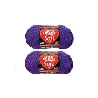 Imagem de Compra a granel: Fio macio Red Heart E728-9779 (pacote com 2) (lavanda)