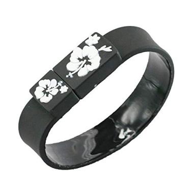 Imagem de Pulseira preta de 16 GB PenDrive USB Flash Drive USB 2.0 Memória USB Drive USB Flash Disk Memory Stick Pen Drive USB Disco USB