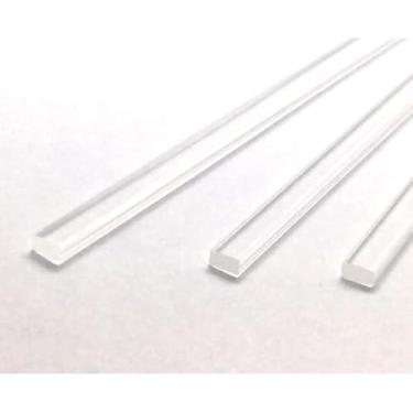 Imagem de 25pcs 8"x 4mm Flat Clear Sticks for Cake Toppers Cake pops or Lollipops - Acrylic Plexiglass Sticks Transparent Clear, Strong and not Bendy with Length of 4“,6“ or 8“ (25, 8in)