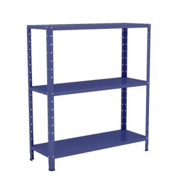 Imagem de Estante 3 Prateleiras Aço Livros Quarto Cozinha Fer EAF007 - Elite Aço