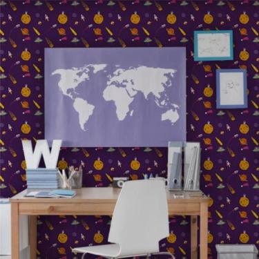 Imagem de Papel de Parede Kids Universo - Mais de Casa