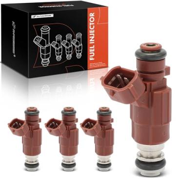 Imagem de A-Premium Injetores de combustível compatíveis com Nissan Sentra CA 2001-2002, L4 1.8L Gas Sedan, conjunto de 4, substituição # 166005L300