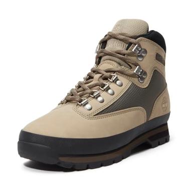 Imagem de Timberland Bota masculina Euro Hiker de couro para caminhada - marrom, Nobuck marrom claro, 7.5 Wide