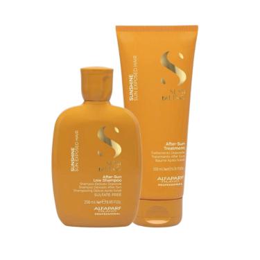 Imagem de Alfaparf Semi Di Lino Sunshine Kit Shampoo e Máscara