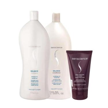 Imagem de Senscience Balance Shampoo + Condicionador 1L + Inner Restore Intensif 150ml