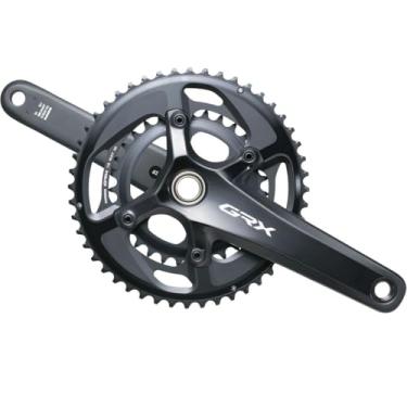 Imagem de Shimano, GRX FC-RX810-2, pedivela, velocidade: 11, eixo: 24 mm, BCD: 80/110, 31/48, Hollowtech II, 170 mm, preto, disco de estrada