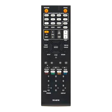 Imagem de Controle remoto de substituição RC-897M compatível com receptor AV Onkyo HT-S5800 TX-SR343 HT-S5805 HT-R494 HTS5800 TXSR343 HTS5805 HTR494 Home Theater System