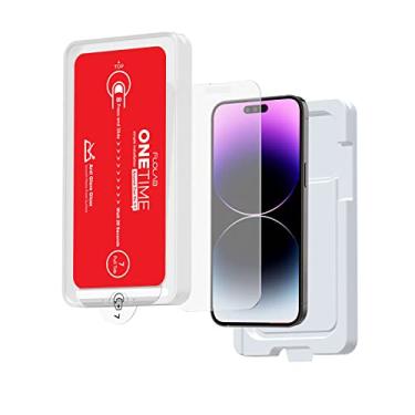 Imagem de FLOLAB Protetor De Tela Antirreflexo Onetime Para Iphone 14 Pro Max - Diga Adeus À Poeira E Olá Às Telas Cristalinas Com Nosso Kit Instalação Revolucionário!