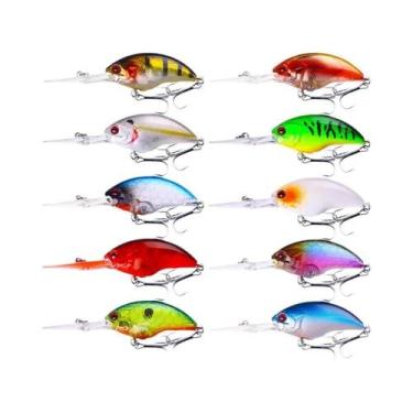 Imagem de Isca De Pesca HENGJIA 13G 9CM Rock Crankbait Minnow Com Anzóis Agudos 