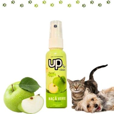 Imagem de Perfume Up Clean Tropical Fruits Cachorro Cão Gato Pet 60ml, Maçã Verd