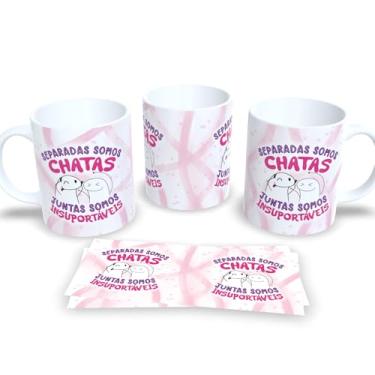 Imagem de Caneca de Porcelana com Estampa Amigas – Amizade Verdadeira (Separadas somos chatas)