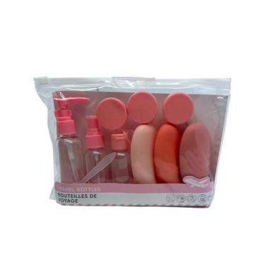 Imagem de Kit Completo de Frascos de Cosméticos e Viagem Fofo Miniso