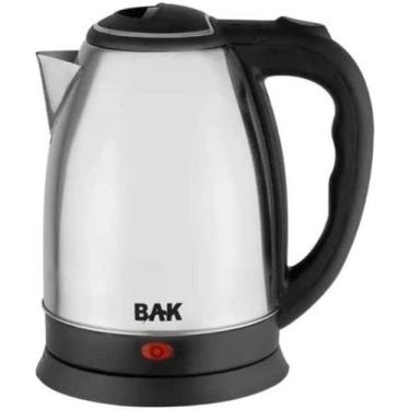 Imagem de Chaleira Elétrica Inox Térmica 1100W 1.8L 127V Bak - Preto