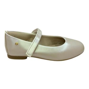 Imagem de Sapatilha Infantil Pampili Ballet Brilho Acetinado Nude (Nude, BR, Criança de 4 a 8 anos, Numérico, P, 34)