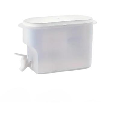Imagem de Reservatório Dispenser Geladeira, Suqueira Plastica com Tampa para Geladeira com Torneira Capacidade 3 Litros para Agua Saborizada(Dispenser Para Liquidos)
