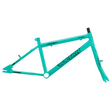 Imagem de Quadro Com Garfo em Aço Carbono Bicicleta Ultra Bike Masculino Aro 20 Verde Anis