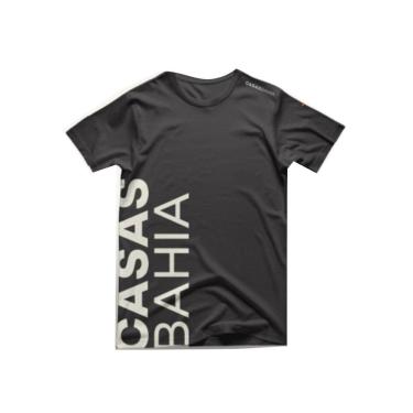 Imagem de Camiseta Manga Curta Casas Bahia - Preta