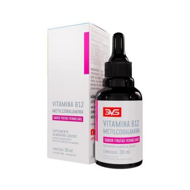 Imagem de Vitamina B12 Metilcobalamina Gotas Sublingual- Sabor Frutas Vermelhas - 30ml-Unissex