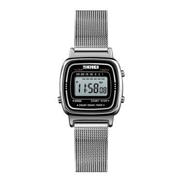 Imagem de Relógio Feminino Skmei Digital 1901 Prata