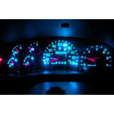 Imagem de WLJH Kit De Substituição Para Painel Instrumentos Com Lâmpada Led Azul Gelo Brilhante Ford F150 F250 F350 1982-1998