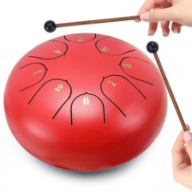 Imagem de Tambor de chuva para jardim externo, tambor de chakra para chuva ao ar livre, tambor de chuva à prova d'água, tambor de chuva para instrumento de jardim, tambor de chakra de 15 cm 8 notas, tambor de