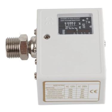 Imagem de Acouto Conjunto de Pressostato de Cobre de 20KG para Secadores, Caldeiras e Resfriadores - IP40, AC125V-AC250V, Conector de /2 pol. (Interface G1/2)