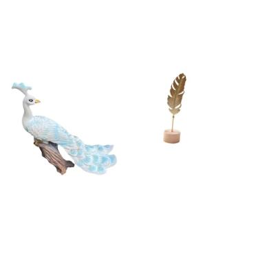 Imagem de Whtkoph Escultura de Folha, Figura Decorativa de Metal para Jardim, Peça Criativa Abstrata para Casa, Pátio, Mesa E Festa.