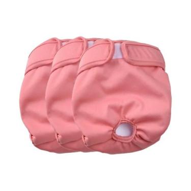 Imagem de Fraldas Reutilizáveis E Laváveis Para Cães Fêmeas, Calcinhas Ajustávei