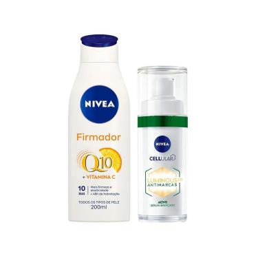 Imagem de Sérum Facial Nivea Antimarcas Luminous 630 Acne 30ml + Hidratante Desodorante Nivea Firmador Q10-Feminino