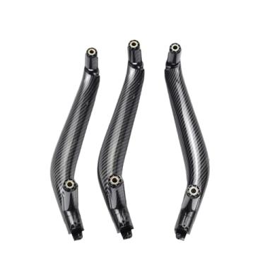 Imagem de 3 pçs/set esquerda direita maçaneta das portas internas do carro puxar guarnição capa preto bege Compatível com bmw x5 x6 f15 f16 2014 2015 2016 2017 2018(Carbon Fiber-RHD)