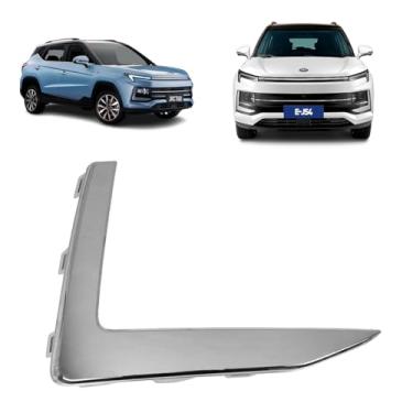 Imagem de MOLDURA PARACHOQUE DIANTEIRO E-JS4 2022 A 2024 T60 2021 A 2024 LADO DIREITO CROMADA - 2803160U3480