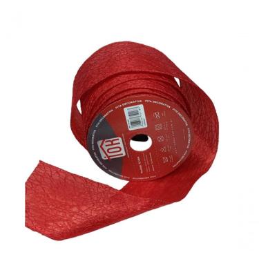 Imagem de Fita Decorativa Vermelha Com Textura Ft1909