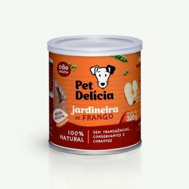 Imagem de Alimento Úmido Jardineira de Frango 320g Cães - Pet Delícia