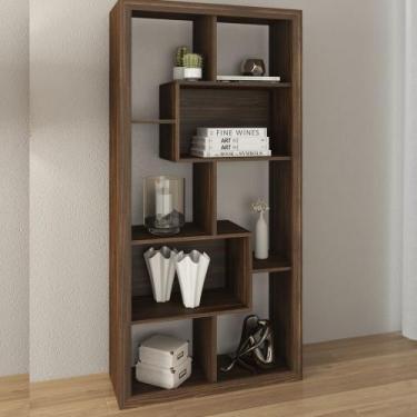 Imagem de Estante Multiuso Vertical ou Horizoltal 78x159cm com Nichos E1712 Tecn