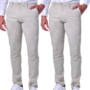 Imagem de Kit 2 Calças Masculinas Chino-Masculino